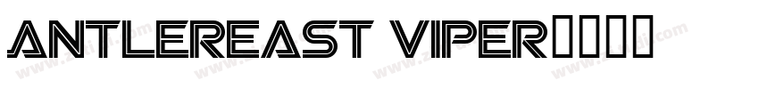 AntlerEast Viper字体转换